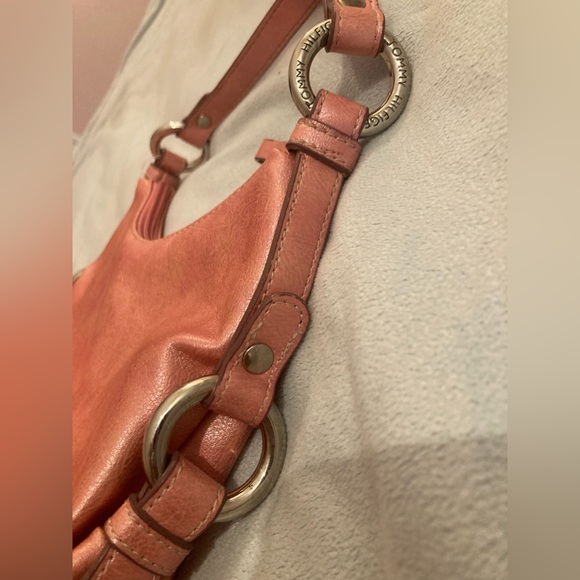 Vintage Tommy Hilfiger Pink Leather Mini Purse - Picture 2 of 8